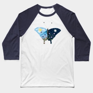 Butterfly of night and day Baseball T-Shirt